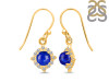 Lapis & White Topaz Earring LLP-RDE-695.