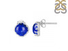 Lapis Stud Earring LLP-RDE-839.