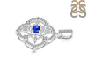 Lapis & White Topaz Pendant LLP-RDP-797-CZ-LOOP.