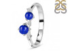Lapis & White Topaz Ring LLP-RDR-1661.
