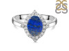 Lapis & White Topaz Ring LLP-RDR-1745.