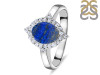 Lapis & White Topaz Ring LLP-RDR-1745.