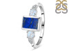 Lapis & White Topaz Ring LLP-RDR-1762.