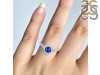 Lapis & White Topaz Ring LLP-RDR-1784.