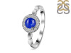 Lapis & White Topaz Ring LLP-RDR-1799.