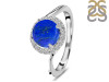 Lapis & White Topaz Ring LLP-RDR-1801.