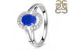 Lapis & White Topaz Ring LLP-RDR-1802.