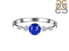 Lapis & White Topaz Ring LLP-RDR-1939.