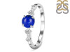Lapis & White Topaz Ring LLP-RDR-1939.