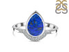 Lapis & White Topaz Ring LLP-RDR-2189.