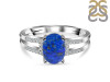 Lapis & White Topaz Ring LLP-RDR-2255.