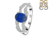 Lapis & White Topaz Ring LLP-RDR-2267.