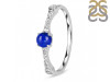 Lapis & White Topaz Ring LLP-RDR-2276.