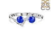 Lapis & White Topaz Ring LLP-RDR-2295.