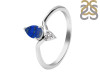 Lapis & White Topaz Ring LLP-RDR-2298.