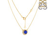 Lapis & White Topaz Necklace LLP-RN-83.