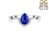 Lapis & White Topaz Ring LLP-RR-170.