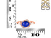 Lapis & White Topaz Ring LLP-RR-342.