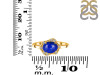 Lapis & White Topaz Ring LLP-RR-342.