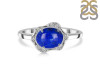 Lapis & White Topaz Ring LLP-RR-342.