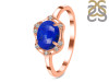 Lapis & White Topaz Ring LLP-RR-342.