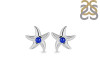 Lapis Star Fish Stud Earring LLP-RUE-1.