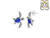 Lapis Turtle Stud Earring LLP-RUE-3.