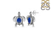 Lapis Turtle Stud Earring LLP-RUE-4.
