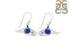 Lapis & White Topaz Shark Earring LLP-RUE-13.