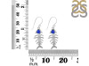 Lapis Fish Bone Earring LLP-RUE-17.