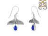 Lapis Whale Tail Earring LLP-RUE-22.