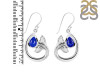 Lapis Whale Tail Earring LLP-RUE-28.