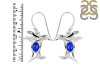 Lapis & White Topaz Penguin Earring LLP-RUE-40.