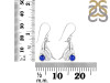 Lapis & White Topaz Penguin Earring LLP-RUE-44.