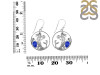 Lapis & White Topaz Mermaid Earring LLP-RUE-57.