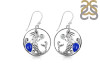 Lapis & White Topaz Mermaid Earring LLP-RUE-57.