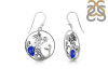 Lapis & White Topaz Mermaid Earring LLP-RUE-57.