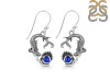 Lapis Mermaid & Oyster Earring LLP-RUE-64.