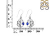 Lapis & White Topaz Mermaid & Turtle Earring LLP-RUE-67.