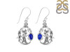 Lapis & White Topaz Mermaid & Turtle Earring LLP-RUE-67.