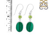 Malachite/Peridot Earring-2E MLC-3-8