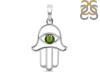 Moldavite Hamsa Hand Pendant MLD-RDN-172.
