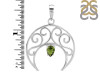 Moldavite Crescent Moon Pendant MLD-RDN-181-A.