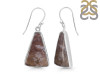 Moss Agate Earring-E MOA-3-1