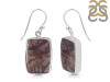 Moss Agate Earring-E MOA-3-30