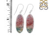 Moss Agate Earring-E MOA-3-33