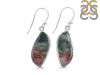 Moss Agate Earring-E MOA-3-4