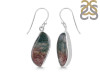 Moss Agate Earring-E MOA-3-4