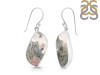 Moss Agate Earring-E MOA-3-48