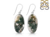 Moss Agate Earring-E MOA-3-53